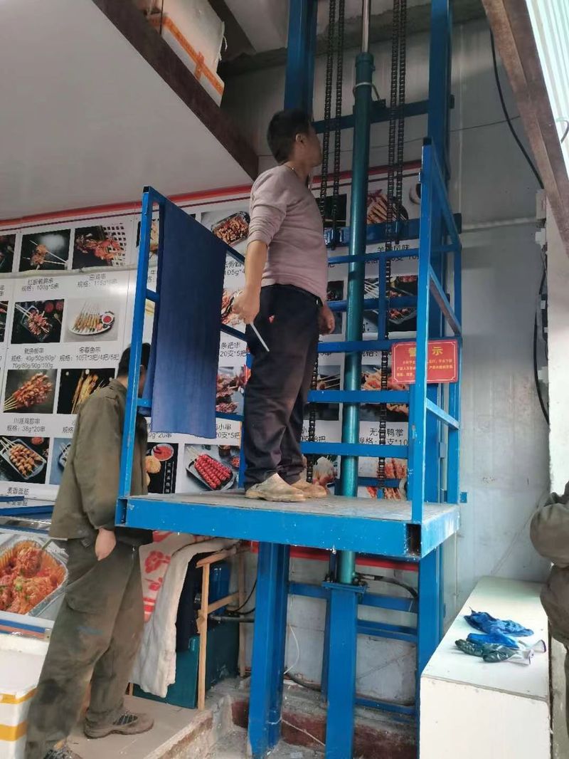 导轨式液压升降载货平台(货梯)